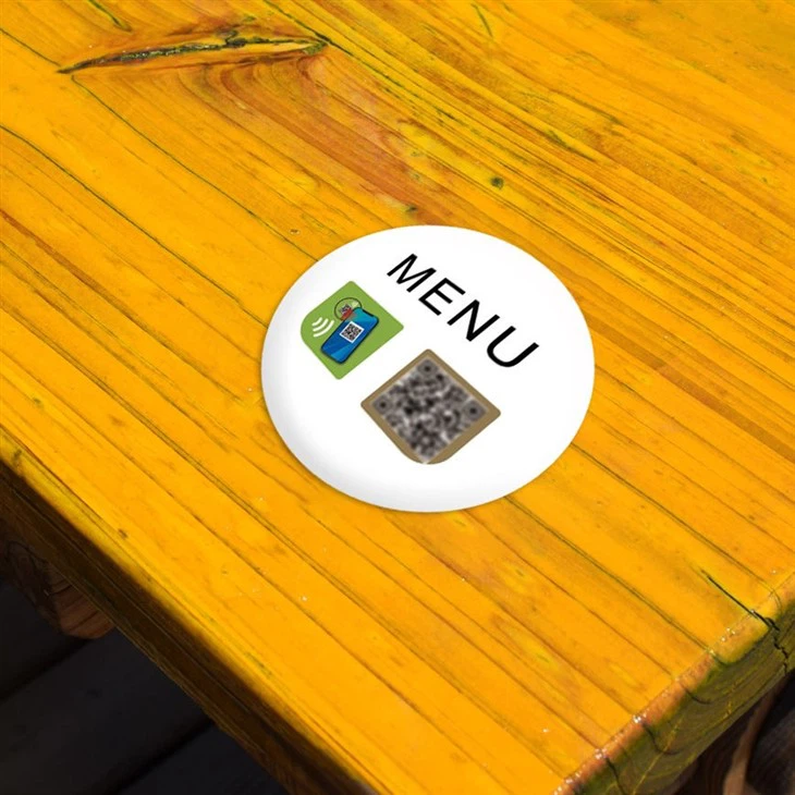 NFC Touchless Menu